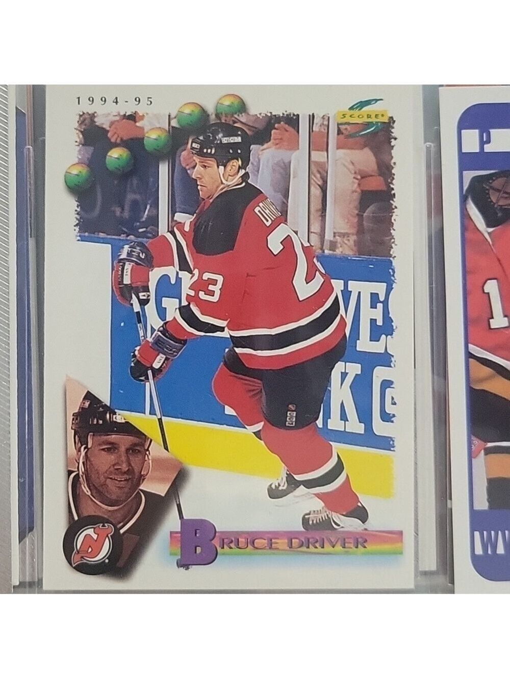 Bruce Driver Hockey Card New Jersey Devils